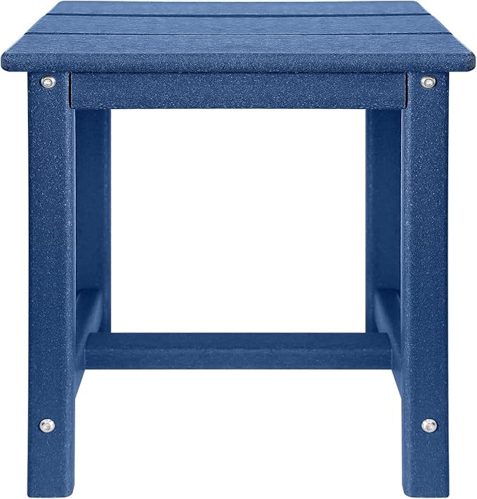 Adirondack Square Side Table, one-Tier Outdoor end Table, Patio Side Table - Image 8
