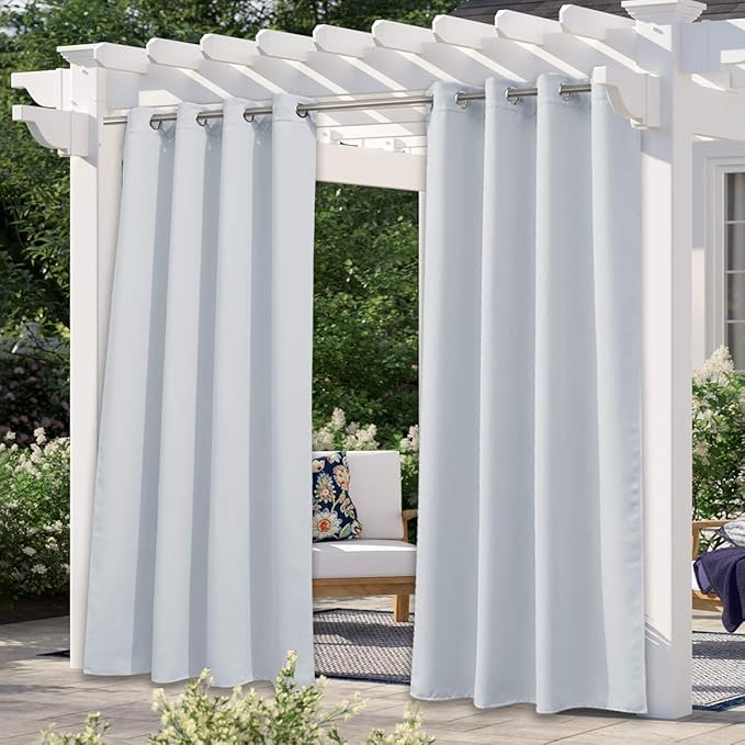 NICETOWN Outdoor Shades for Patio W52 x L72 inch, Premium Thick Privacy by NICETOWN