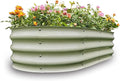 Gardmax Galvanized Raised Garden Bed, Lightweight Planter Boxes Outdoor by ChooseGardmaxforbetterlife