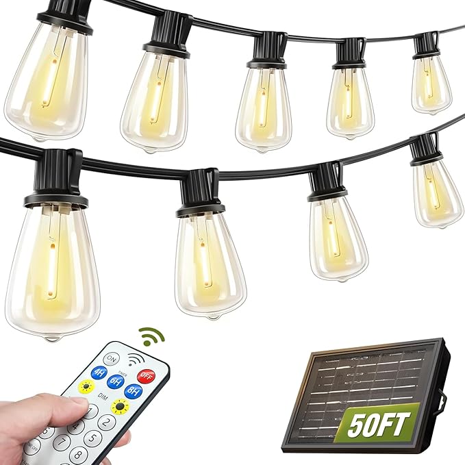 Solar String Lights Outdoor Waterproof Lights by SkoiucLights