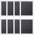 8 Pack IP65 Solar Panel for Rings Camera, 4W Solar Charger Compatible by Paodekua
