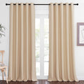 NICETOWN Blackout Sliding Glass Door Curtain 110 inch Length, Grommet Thermal by NICETOWN