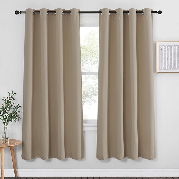 NICETOWN Blackout Curtain Drape 72 inch Long by NICETOWN