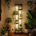 Bstrip Plant Stand Indoor with Grow Lights, 7-Tier Flower Rack, Corner Plant by Bstrip