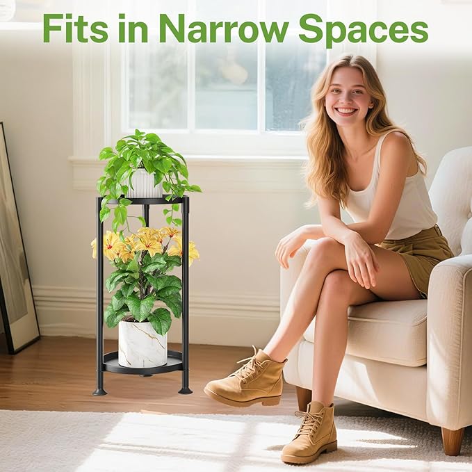 iDavosic.ly 2 Tier Plant Stand Indoor - Image 7