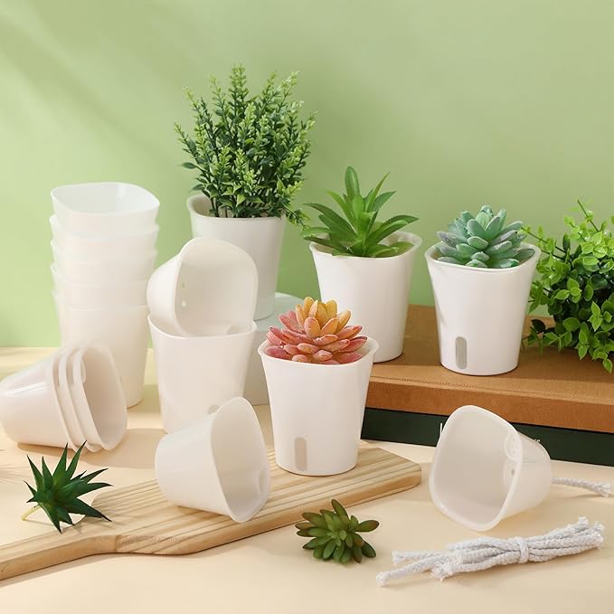 10 Pcs 3 Inch Self Watering Pots Self Watering Planters - Image 5