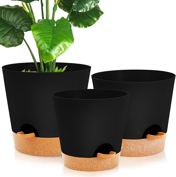 GARDIFE 10/9/8 inch Plant pots, planters by GARDIFE