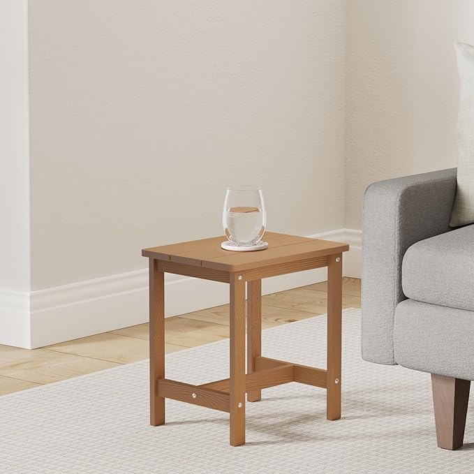 LUE BONA Outdoor Side Table, HDPS Small Outdoor Table, Adirondack Side Table - Image 2
