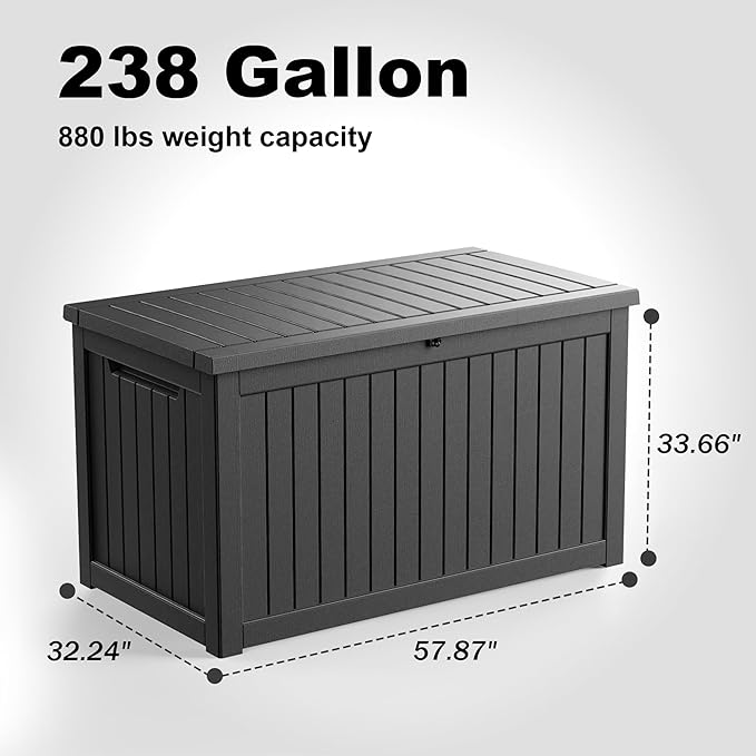 ROJIK Outdoor Storage Housing Deck Box - Image 2