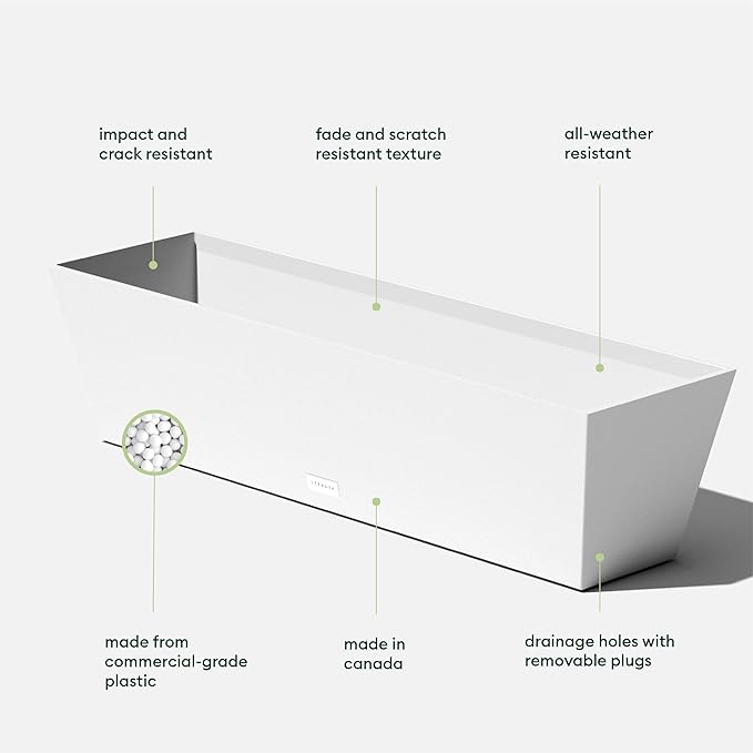 Veradek Pure Series Window Box Planter - Image 3