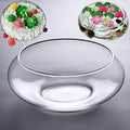 Glass Lotus Bowl Planter, Lotus Flower Bowl, Lotus Bowls by Unknown