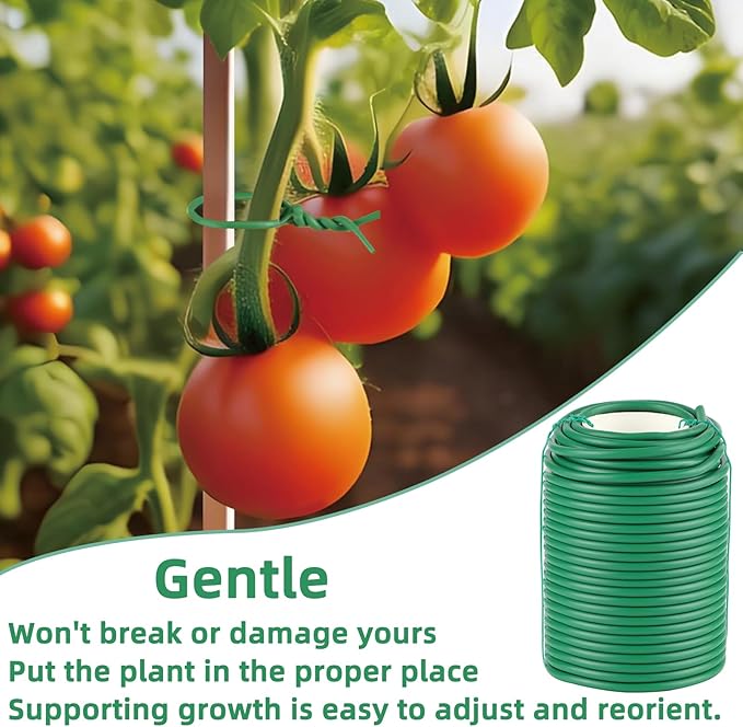 Garden Wire, 66FT Soft Plants Ties, 3.5mm Flexible Garden Ties - Image 4