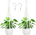 Augshy 27inch Macrame Plant Hanger, 2 Packs Plant Hangers by Augshy