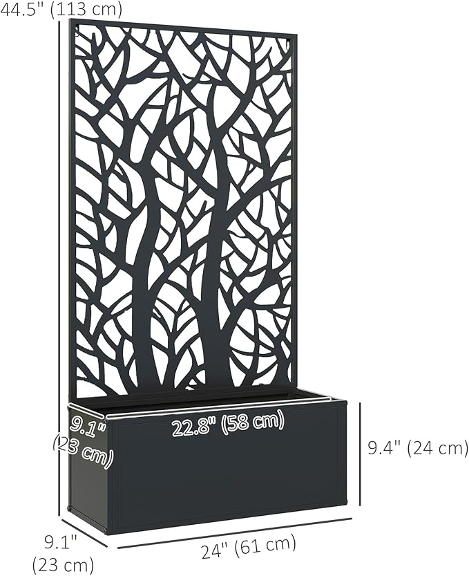 Outsunny Metal Raised Garden Bed - Image 7