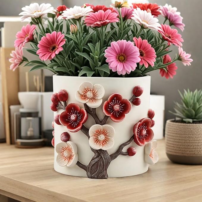 Flower Pot, 5 Inch Cute Plant Pots - Image 6