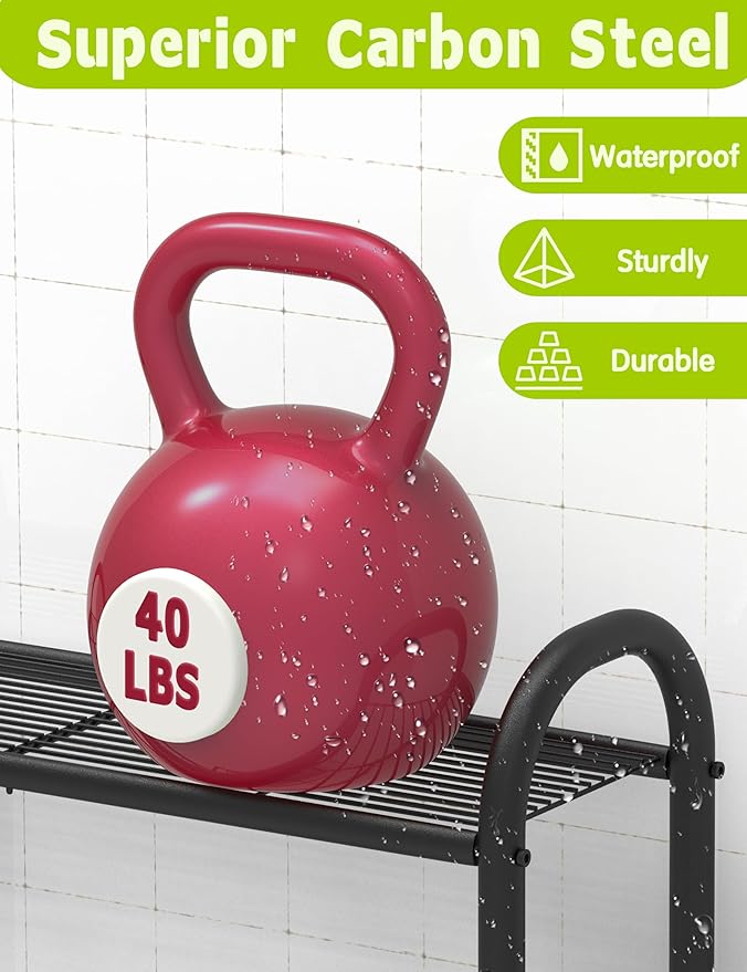 5-Tier Metal Plant Stand Indoor Outdoor, Waterproof Flower Stand - Image 3