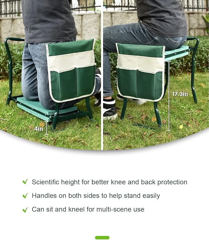 Garden Kneeler and Seat Heavy Duty, Upgraded Widened and Thickened Gardening - Image 5