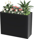 Tall Metal Planter Box for Outdoor Plants 36"L x 12"W x 26"H, Heavy Duty Steel by Unknown