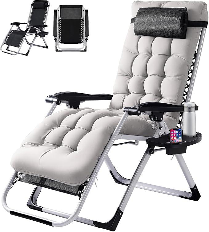 VINGLI Padded Zero Gravity Chair, Lounge Chair by VINGLI