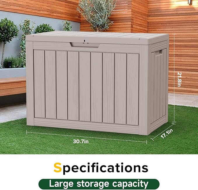 ROJIK Outdoor Storage Housing Deck Box - Image 2