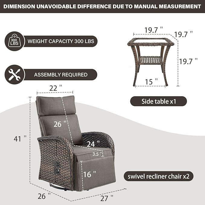 Belord 7 Piece Patio Furniture Set - Image 2