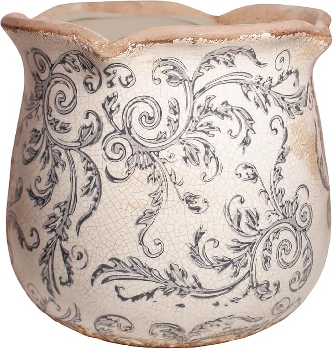 Ceramic Pots for Plants, Vintage Plant Pot by XiaanJiaju