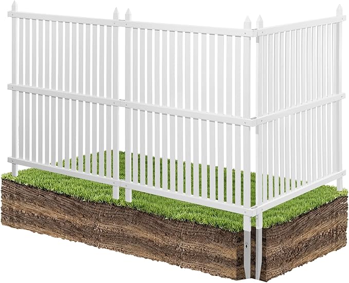 VEVOR 3 Panels Outdoor Privacy Screen, 36 x 45 in Air Conditioner Fence by VEVOR
