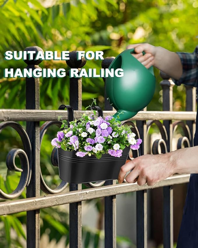 Metal Railing Planters for Outdoor Plants - Image 8