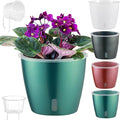 Self-Watering Pots for Indoor Plants, Small African Violet Pots by KvyusFlourish