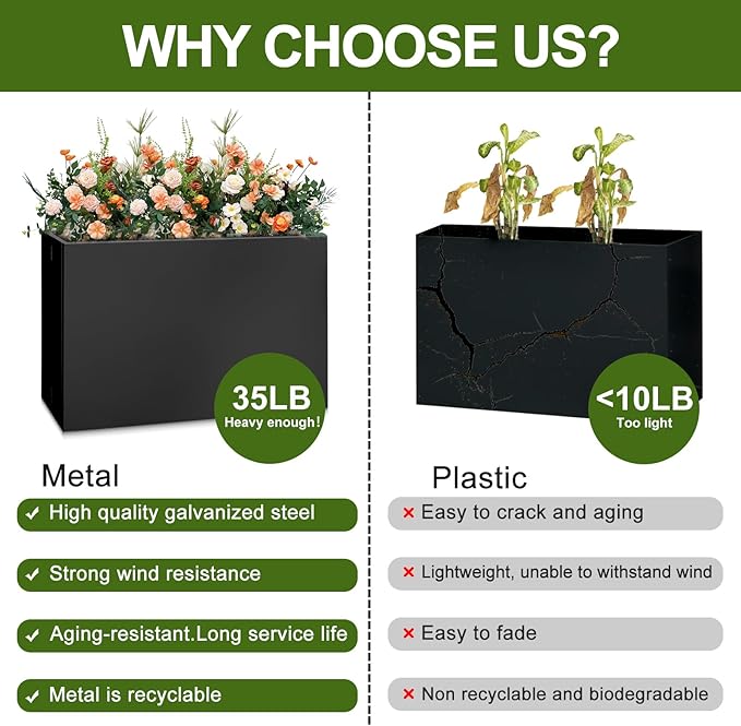 Galvanized Steel Planter Box - Image 3