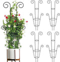 ZOUTOG Trellis for Climbing Plants Indoor 4 Pack 30 Inch, Rustproof Metal by ZOUTOG