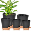 Planters for Indoor Plants 7/6.5/6/5.5/5 Inch, Self Watering Flower Pots by Vanslogreen