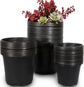 100 Packs Plastic Nursery Pots, 4 5 6 Inches Pots by TAQIXI