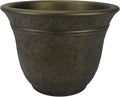 The HC Companies Sierra Round Self-Watering Pot by TheHCCompanies