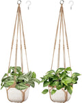 Dahey Macrame Plant Hanger Indoor Outdoor Hanging Planter Basket Large by Dahey