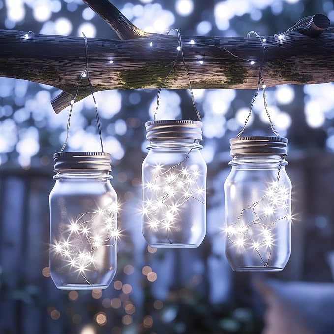 Fairy Lights Plug in, 66Feet 200LEDs Pure White String Lights, Waterproof - Image 6