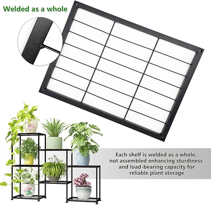 Metal Plant Stand Indoor Metal Plant Stands Outdoor Tiered Plant Shelf - Image 2