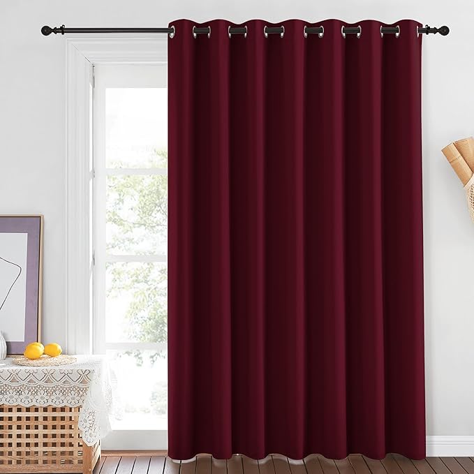 NICETOWN Blackout Room Divider Curtains 84 inch Length, Grommet Energy Saving - Image 2