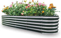 Gardmax Galvanized Raised Garden Bed, Lightweight Planter Boxes Outdoor by ChooseGardmaxforbetterlife