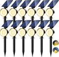 nipify 12 Pack Solar Spot Lights Outdoor Waterproof by Nipify