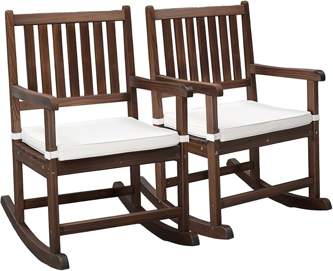 VINGLI Outdoor Rocking Chair, Weatherproof Rocker by VINGLI