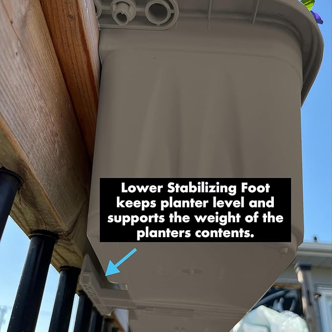 Apollo Exports International 24" Adjustable Railing Planter - Image 2