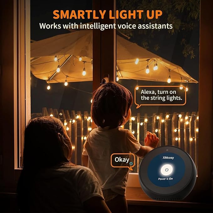 XMCOSY+ Patio Lights, Smart 50Ft Outdoor String Lights - Image 9