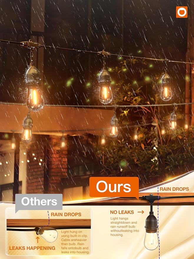 addlon LED Outdoor String Lights 24FT - Image 3