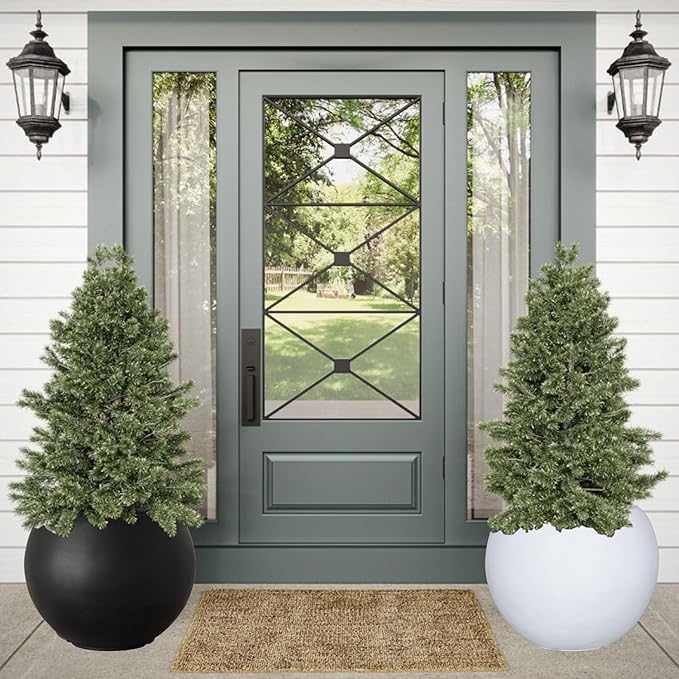 17 H x 21" Dia Round Fiberstone Planter - Image 6