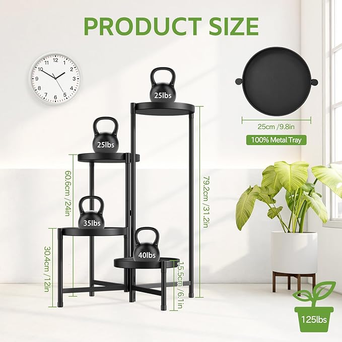 iDavosic.ly 4 Tier Large Plant Stand Indoor - Image 3