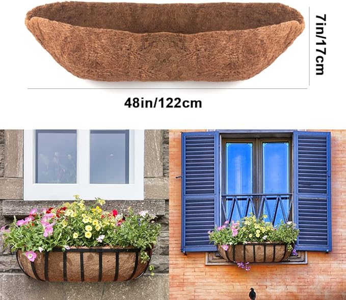2 Pack Trough Coco Liner Fiber Replacement - Image 2
