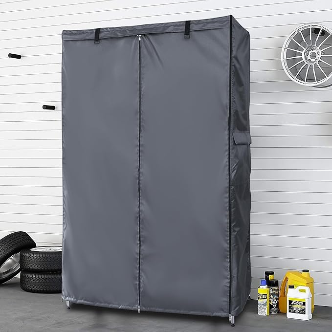 Waterproof Shelf Cover, 600D Heavy Duty Dustproof Storage Wire Rack Covers - Image 2