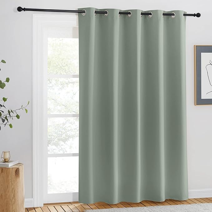 NICETOWN Blackout Sage Green Curtain by NICETOWN