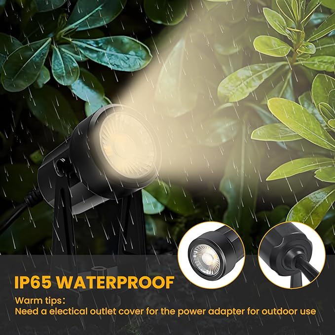 Svater 4 Pack Landscape Lighting Low Voltage, Outdoor Spotlights - Image 3